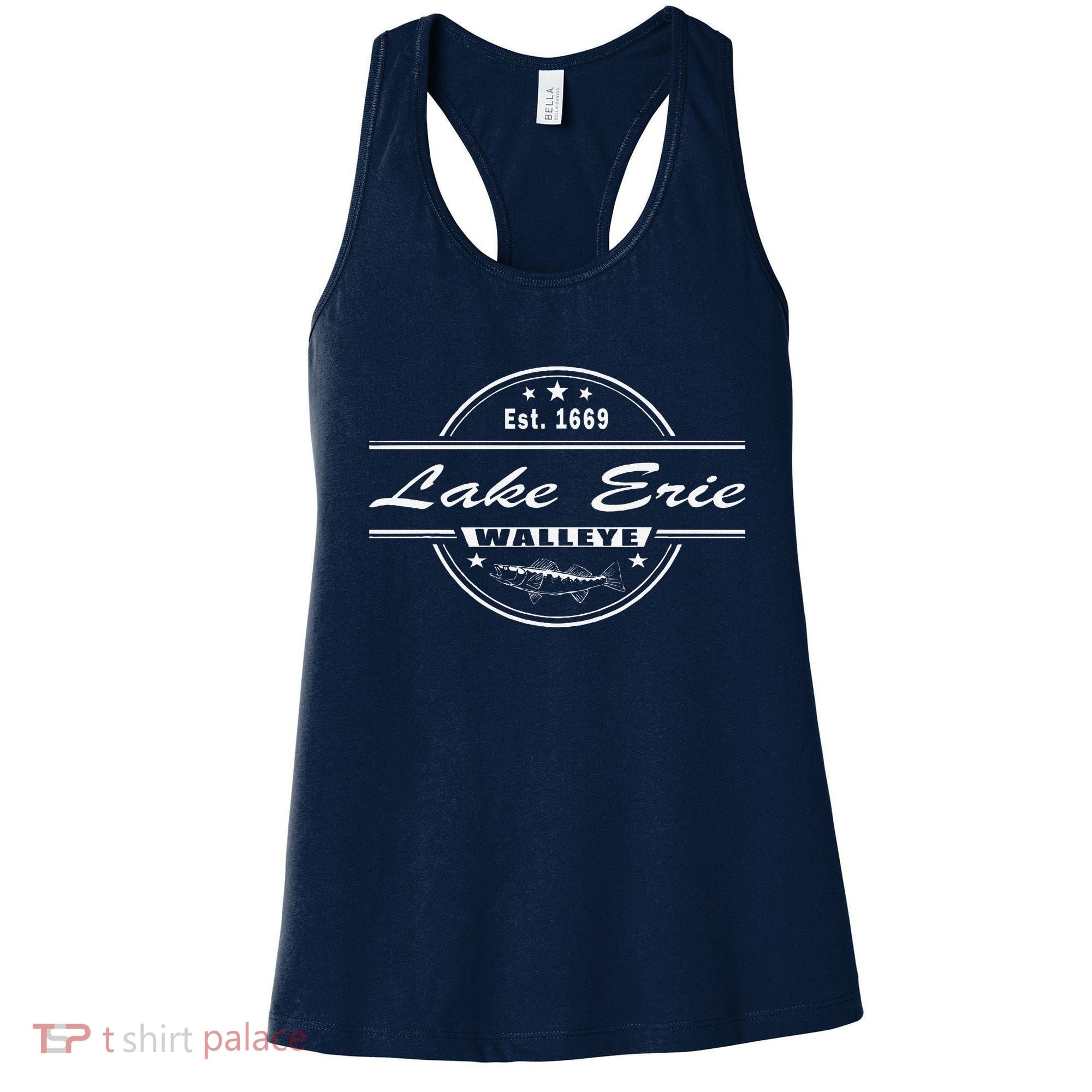 Lake Erie Walleye Fishing Souvenir For Walleye Fishing Women's Tank Top