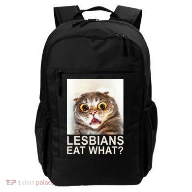 Lesbians Eat What Funny Cat Backpack