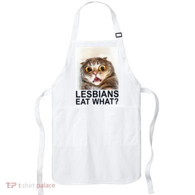 Lesbians Eat What Funny Cat Apron