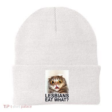 Lesbians Eat What Funny Cat Beanie