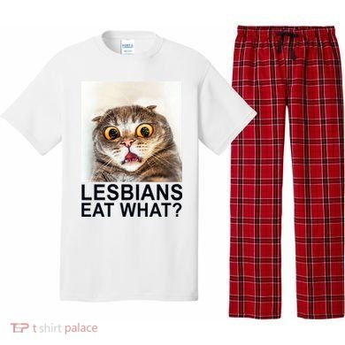 Lesbians Eat What Funny Cat Pajama Set
