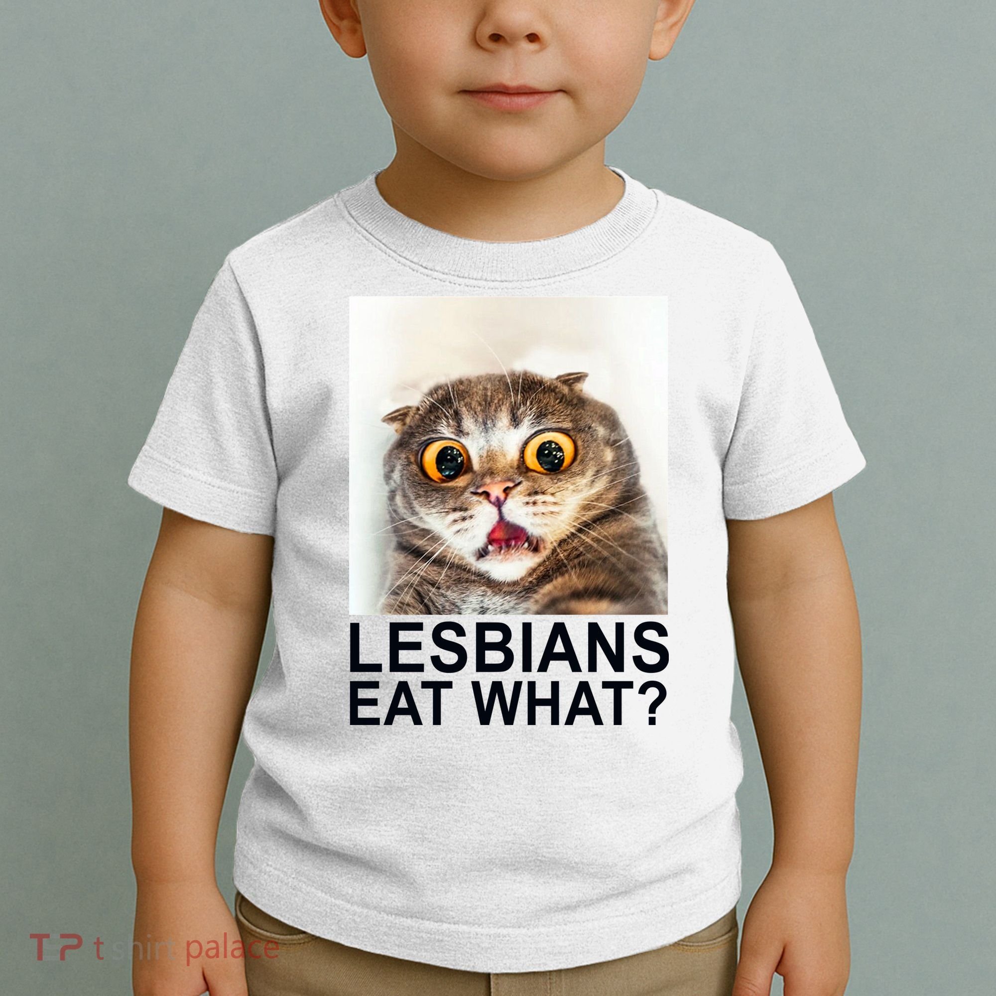 Lesbians Eat What Funny Cat Toddler T-Shirt