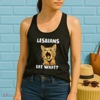 Lesbians Eat What Women's Tank Top thumb 2