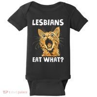 Lesbians Eat What Baby Bodysuit thumb 0