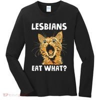 Lesbians Eat What Women's Long Sleeve Shirt thumb 0