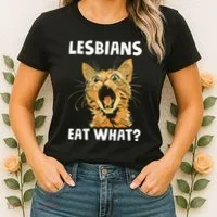 Lesbians Eat What Women's T-Shirt thumb 2