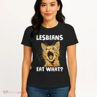 Lesbians Eat What Women's T-Shirt thumb 4