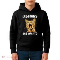 Lesbians Eat What Kids Hoodie thumb 4