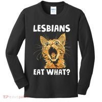 Lesbians Eat What Kids Long Sleeve Shirt thumb 0