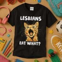 Lesbians Eat What Kids T-Shirt thumb 3