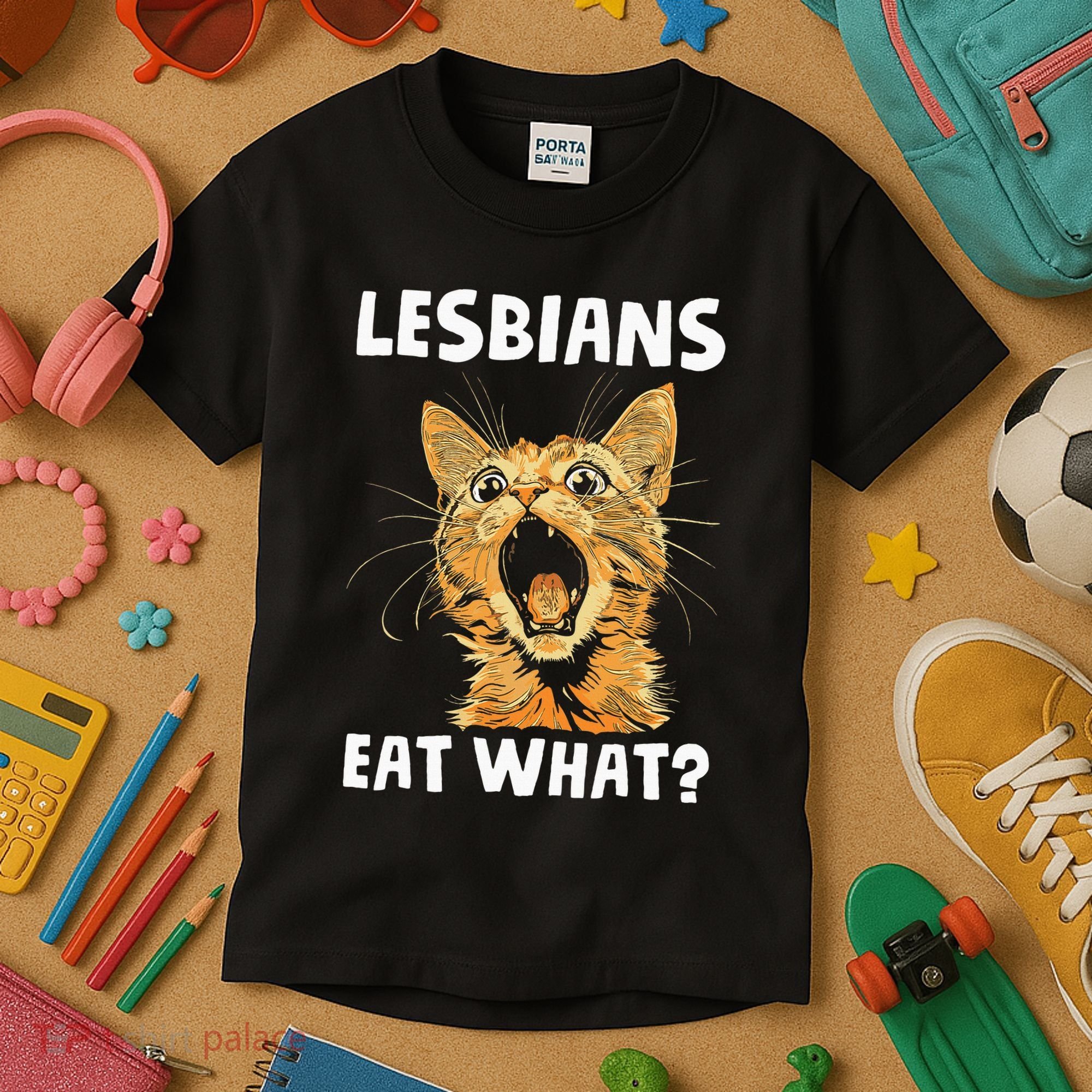 Lesbians Eat What Kids T-Shirt