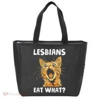 Lesbians Eat What Tote Bag thumb 0