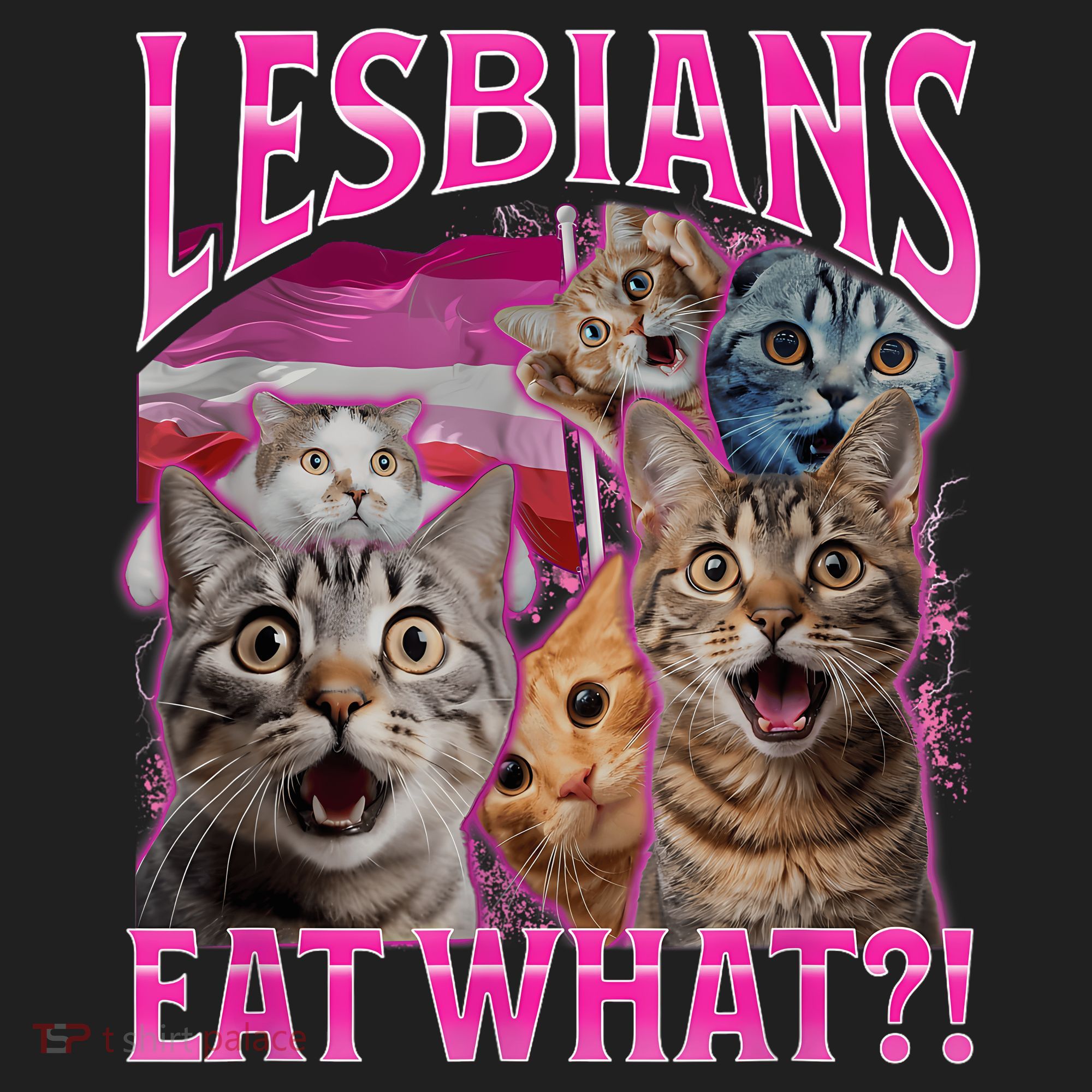 Lesbians Eat What Funny Offensive Cat Bootleg Sarcastic Beanie