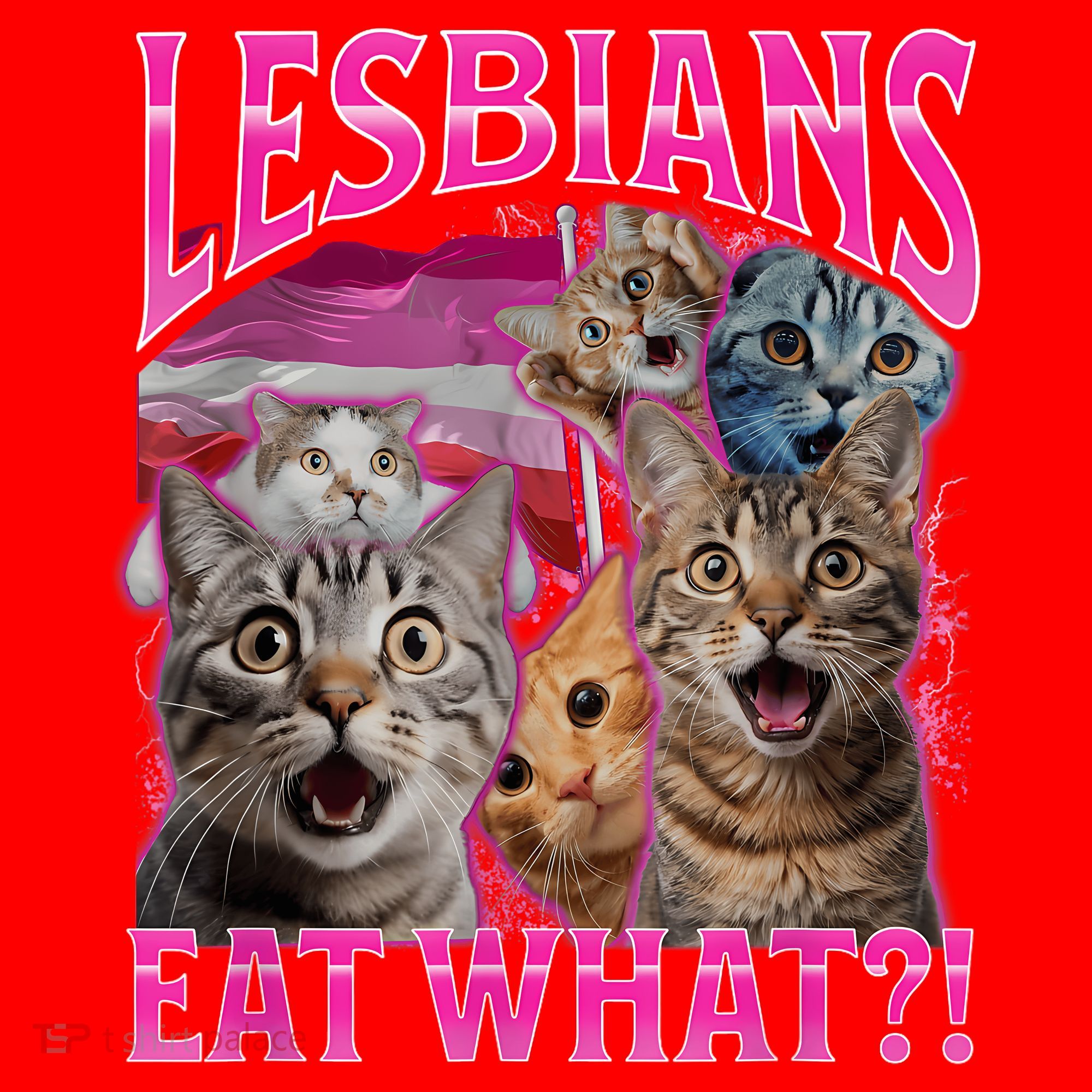 Lesbians Eat What Funny Offensive Cat Bootleg Sarcastic Santa Hat
