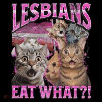 Lesbians Eat What! Funny Cat Lgbtq Pun Bootleg Gift Coffee Mug thumb 5