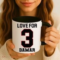 Love For 3 Damar Coffee Mug thumb 3