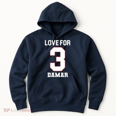 Love For 3 Damar Hoodie