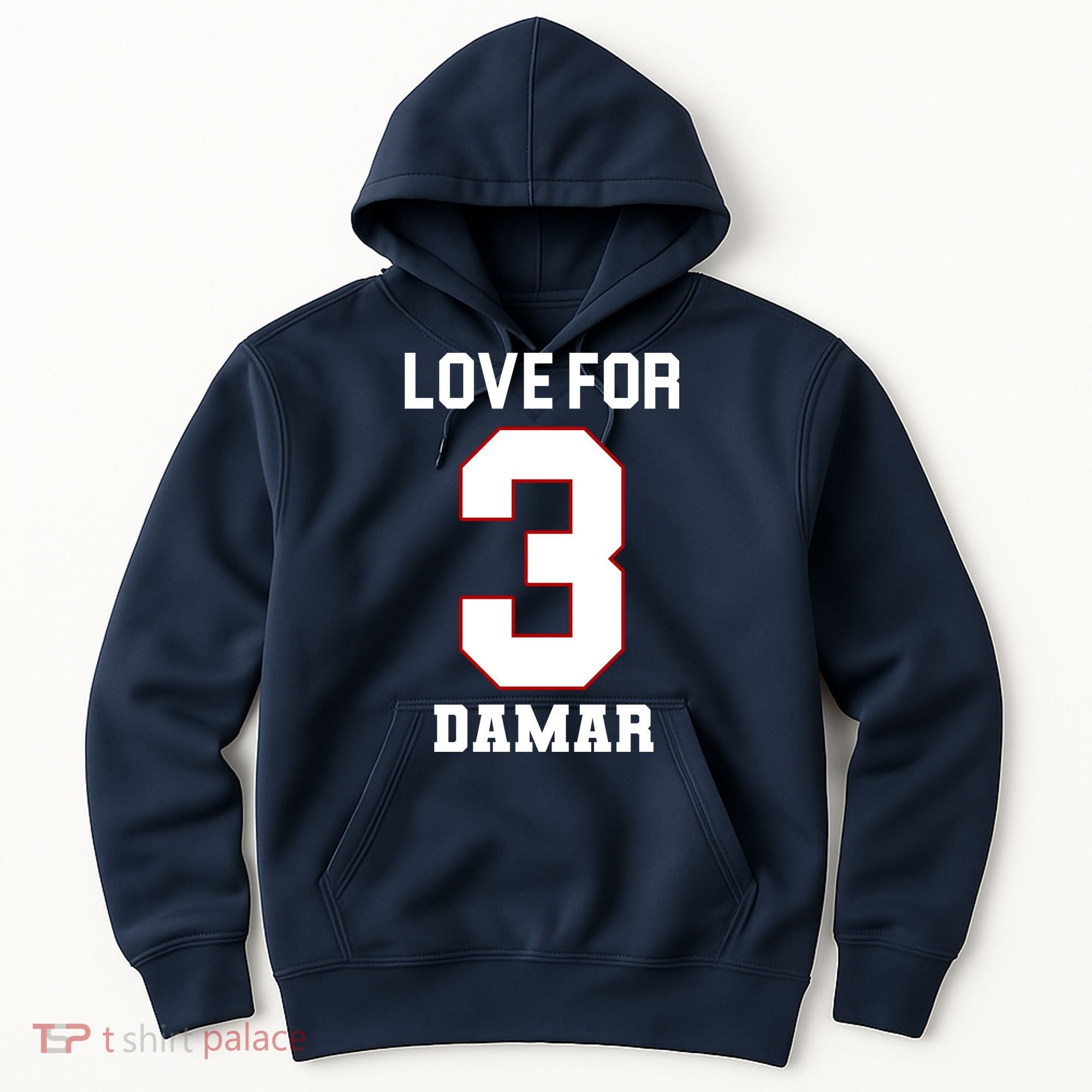 Love For 3 Damar Hoodie
