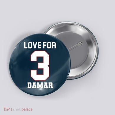 Love For 3 Damar Button