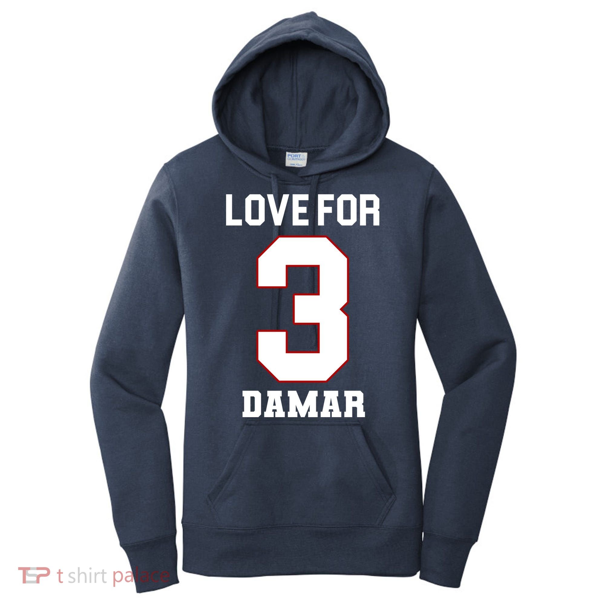 Love For 3 Damar Women's Hoodie