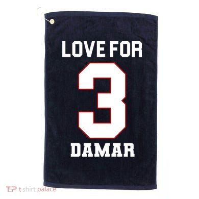 Love For 3 Damar Golf Towel