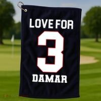 Love For 3 Damar Golf Towel thumb 1