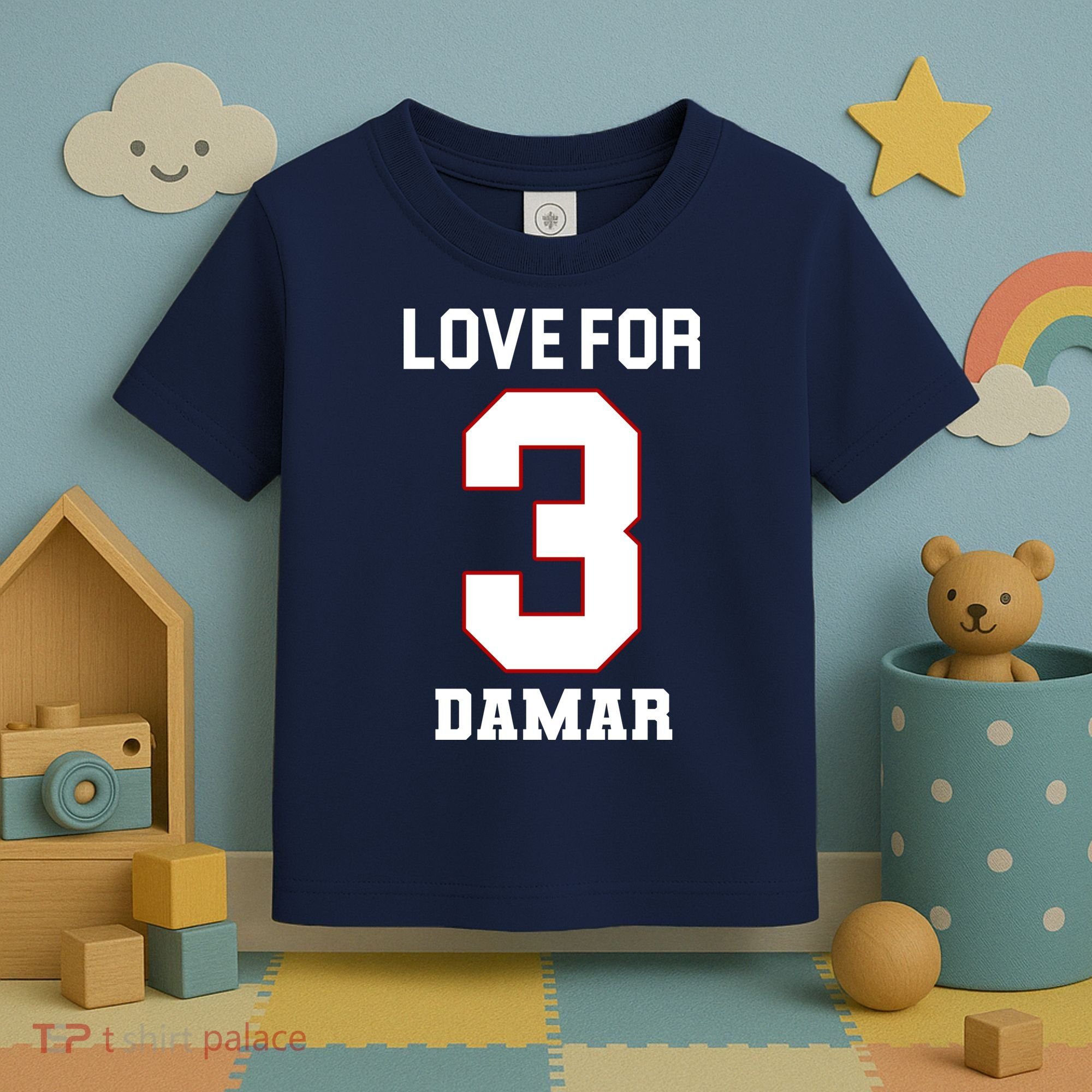 Love For 3 Damar Toddler T-Shirt