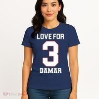 Love For 3 Damar Women's T-Shirt thumb 4