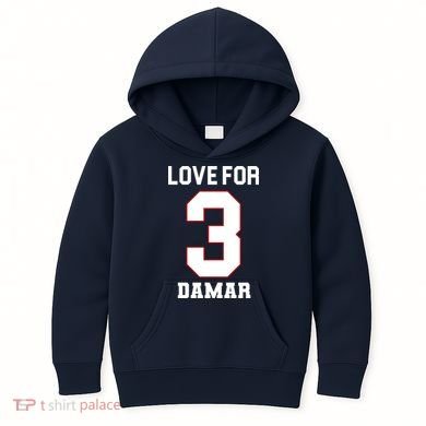 Love For 3 Damar Kids Hoodie