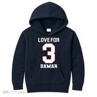 Love For 3 Damar Kids Hoodie thumb 0