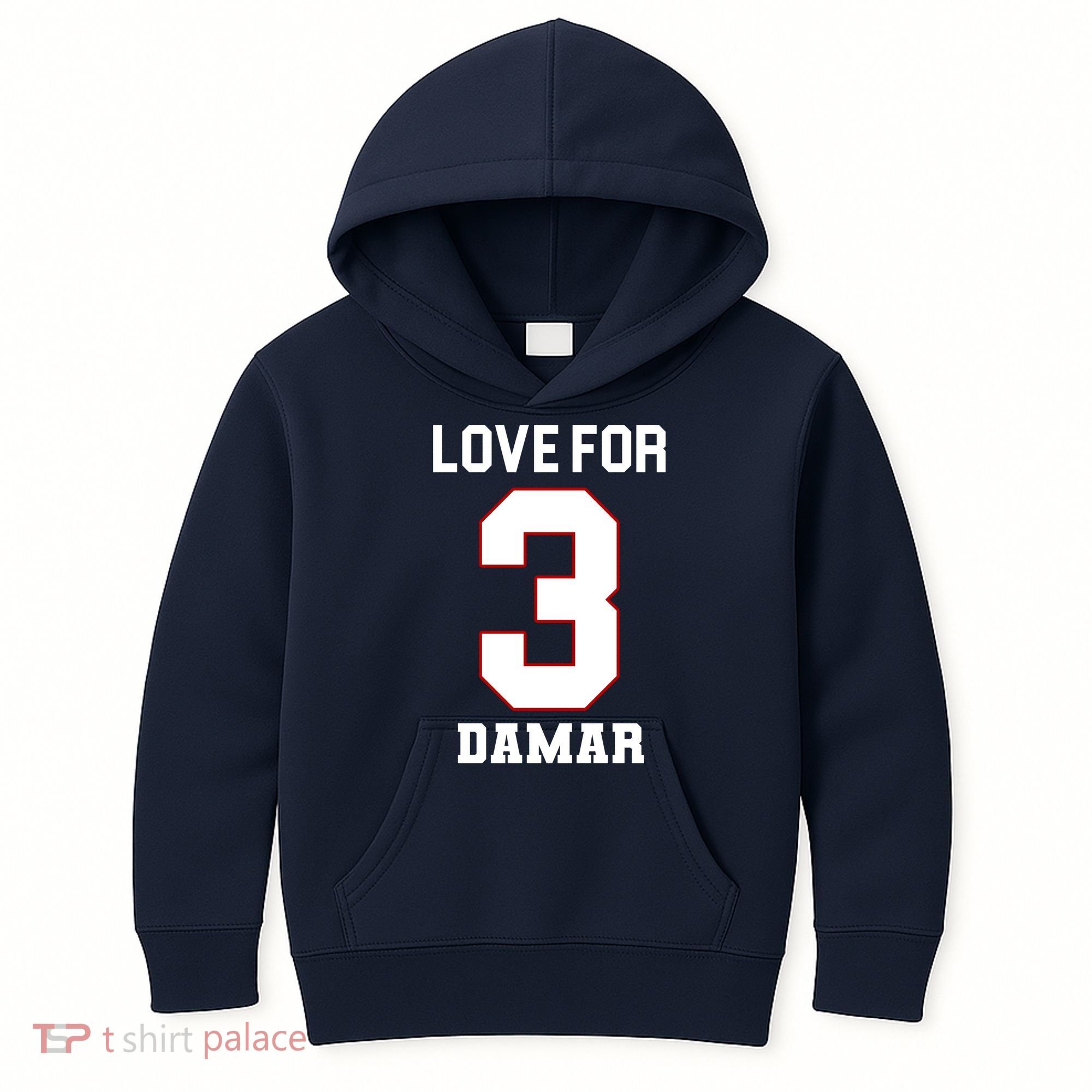 Love For 3 Damar Kids Hoodie