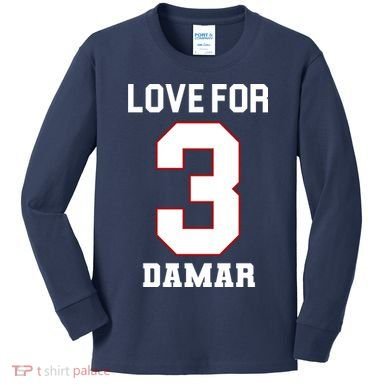 Love For 3 Damar Kids Long Sleeve Shirt