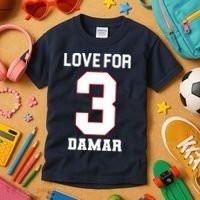 Love For 3 Damar Kids T-Shirt thumb 3