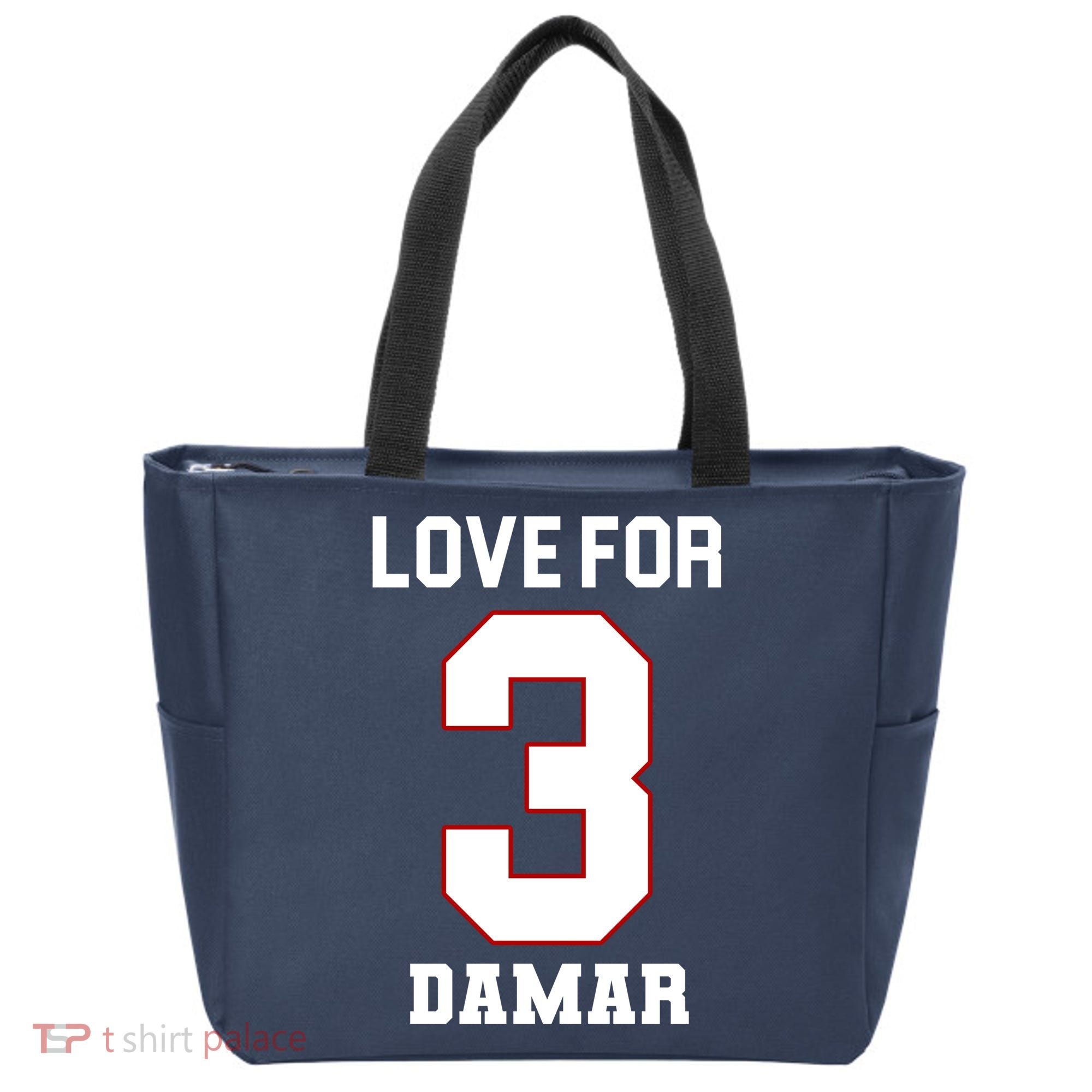 Love For 3 Damar Tote Bag