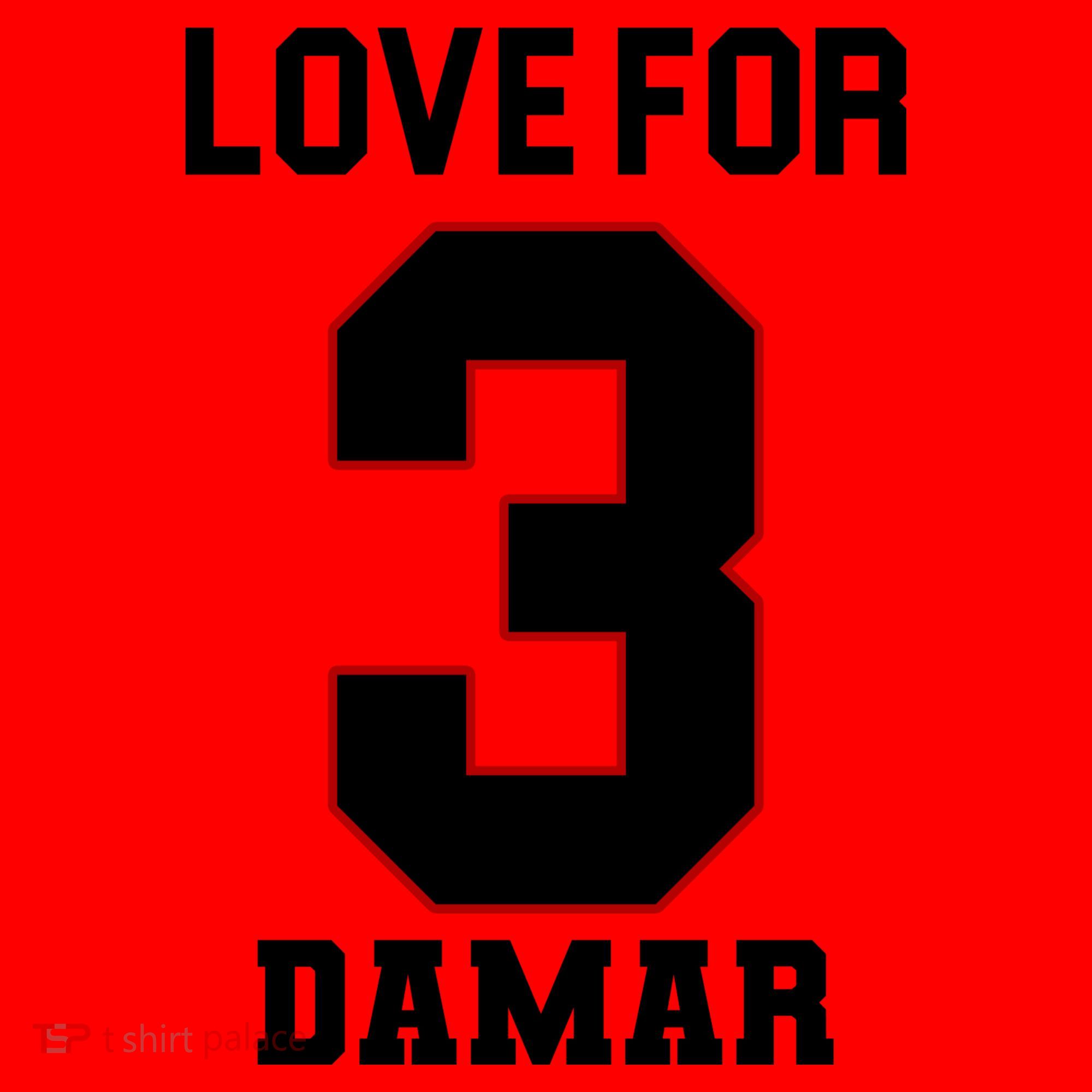 Love For 3 Damar Santa Hat