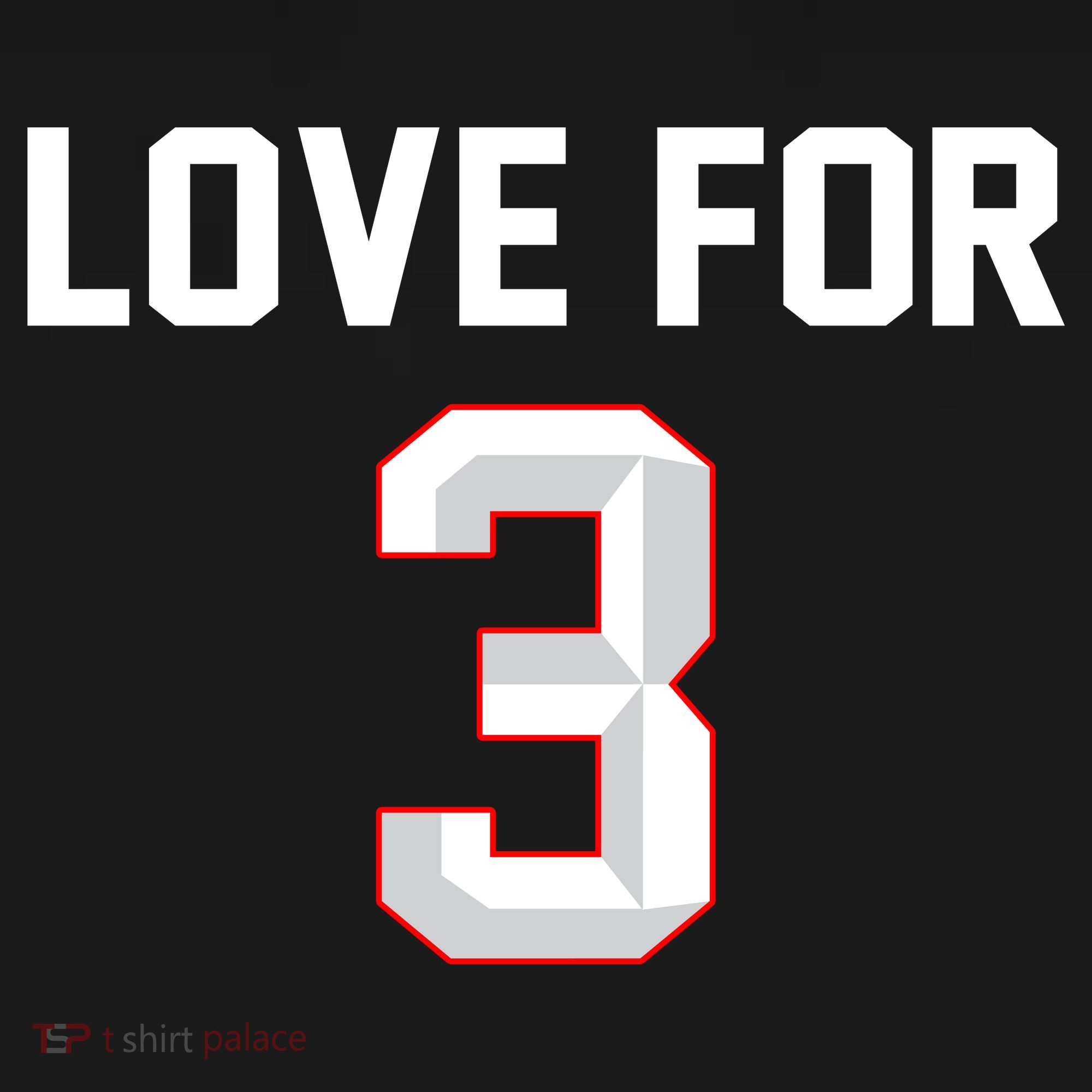 Love For 3 Pray For Damar Show Love Ornament