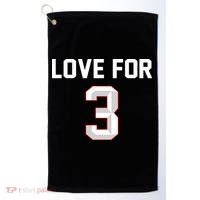 Love For 3 Pray For Damar Show Love Golf Towel thumb 0
