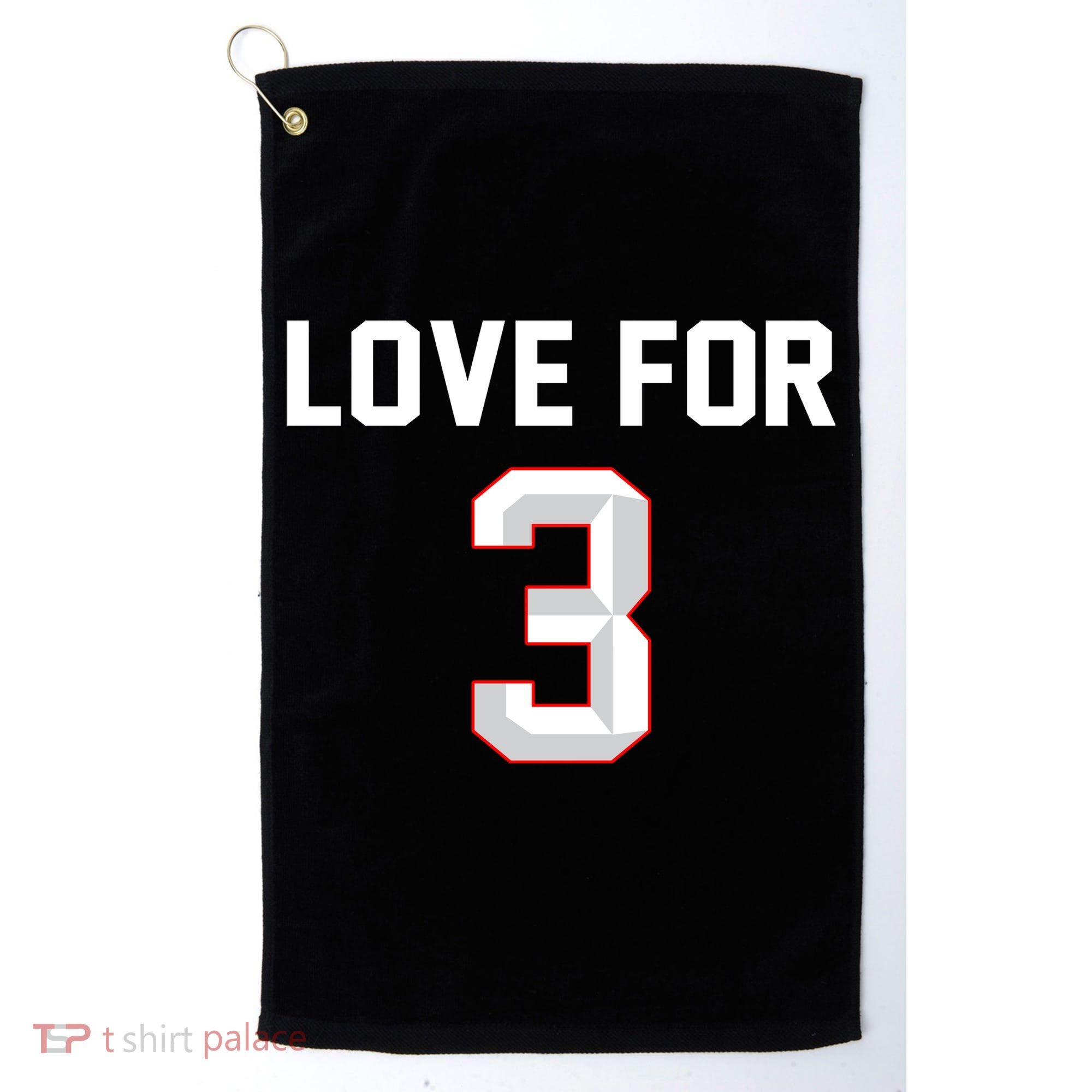 Love For 3 Pray For Damar Show Love Golf Towel
