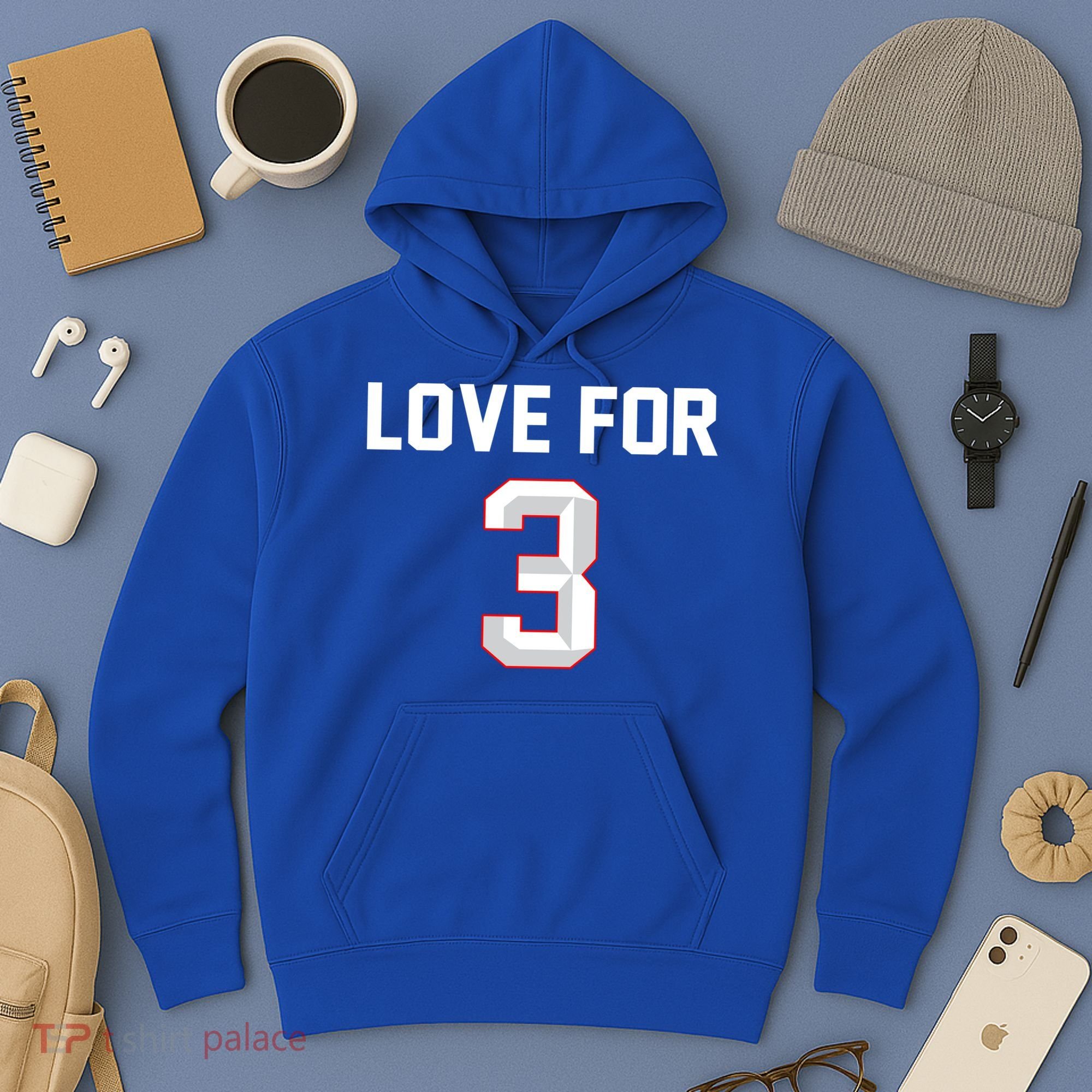 Love For 3 Pray For Damar Show Love Hoodie