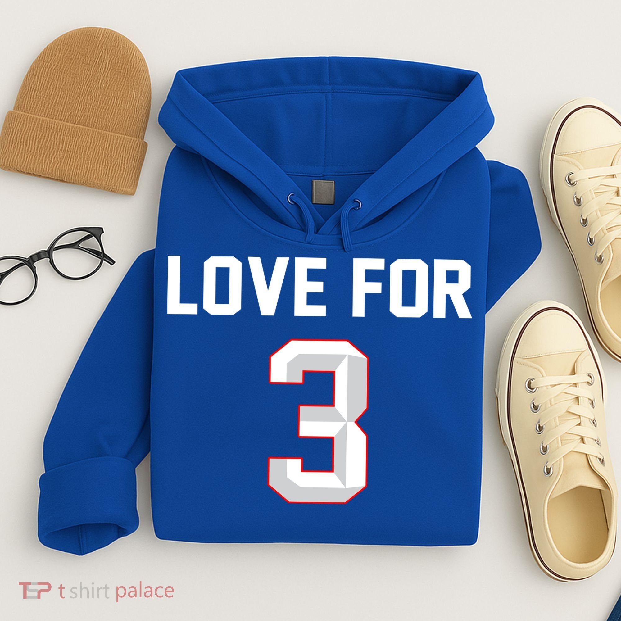 Love For 3 Pray For Damar Show Love Hoodie