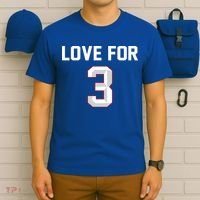 Love For 3 Pray For Damar Show Love T-Shirt thumb 6