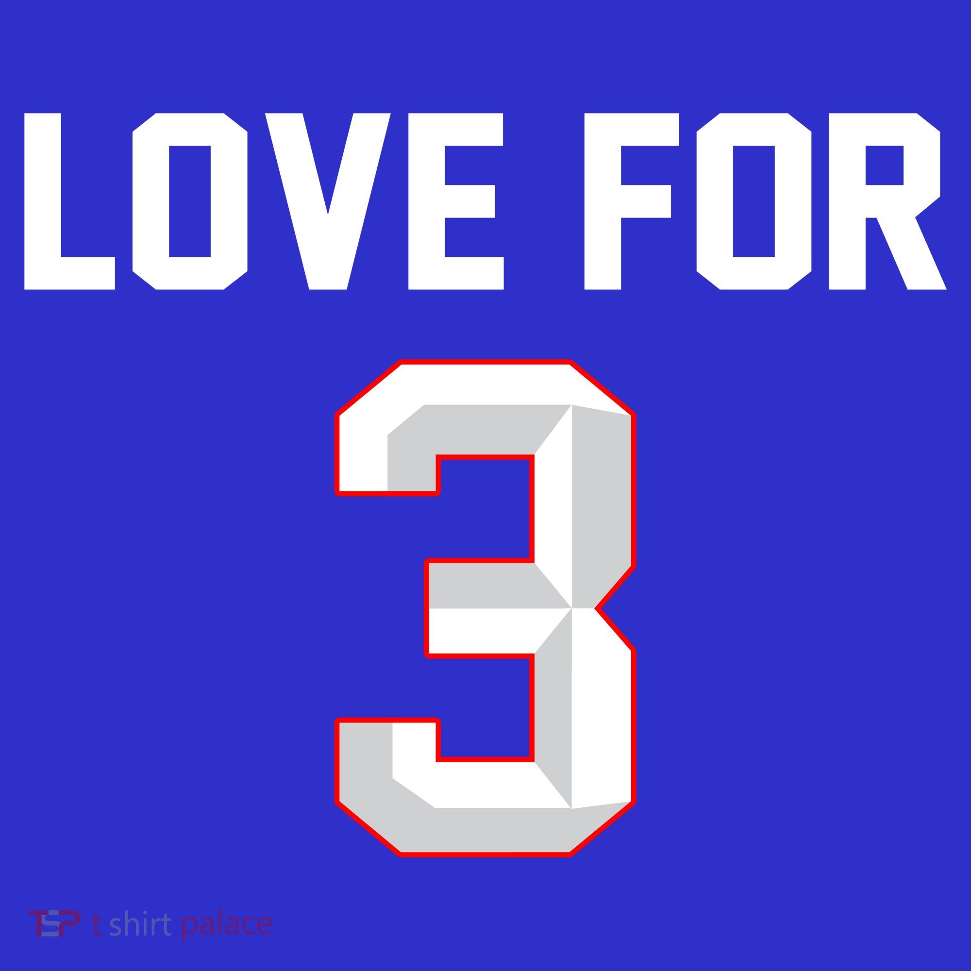 Love For 3 Pray For Damar Show Love T-Shirt