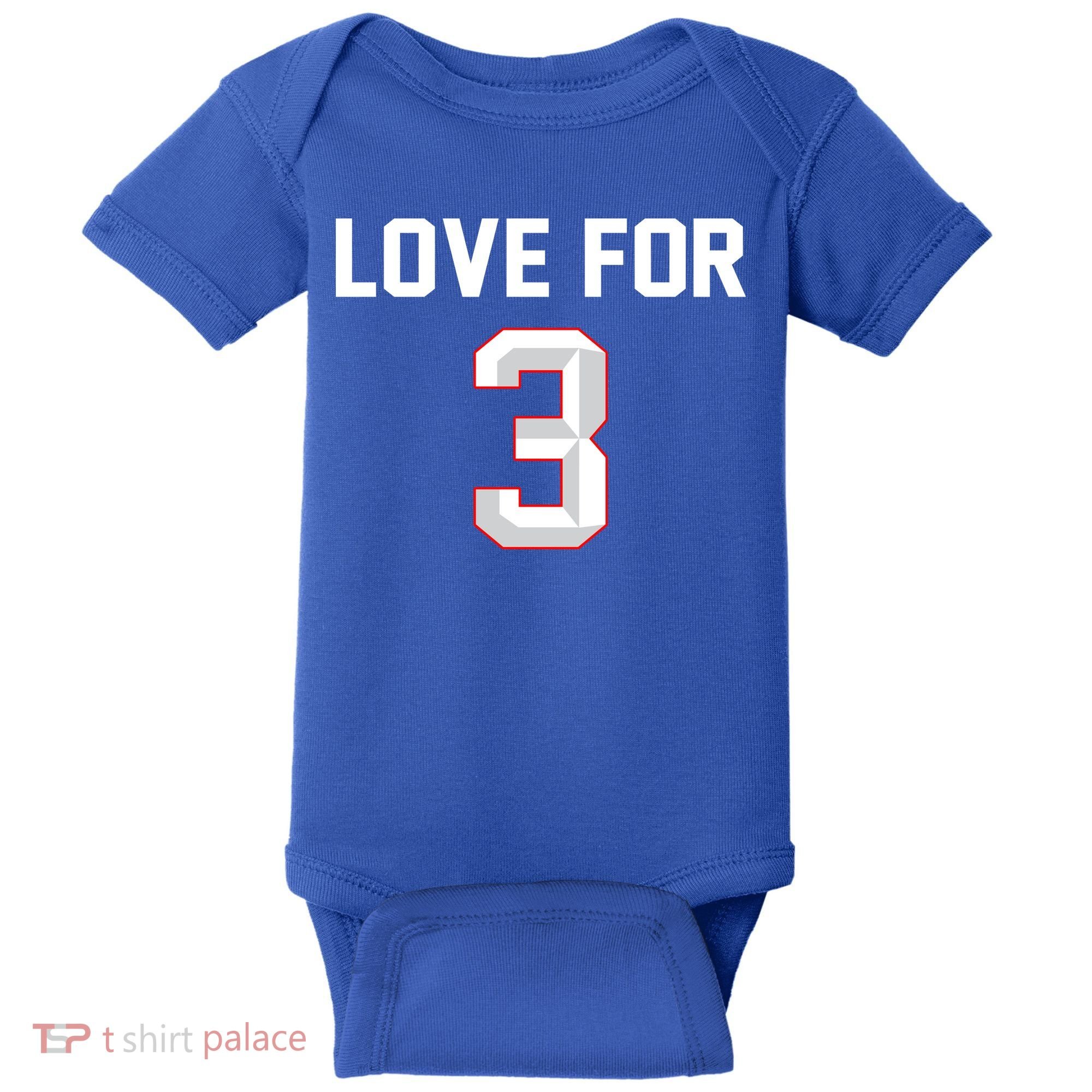 Love For 3 Pray For Damar Show Love Baby Bodysuit