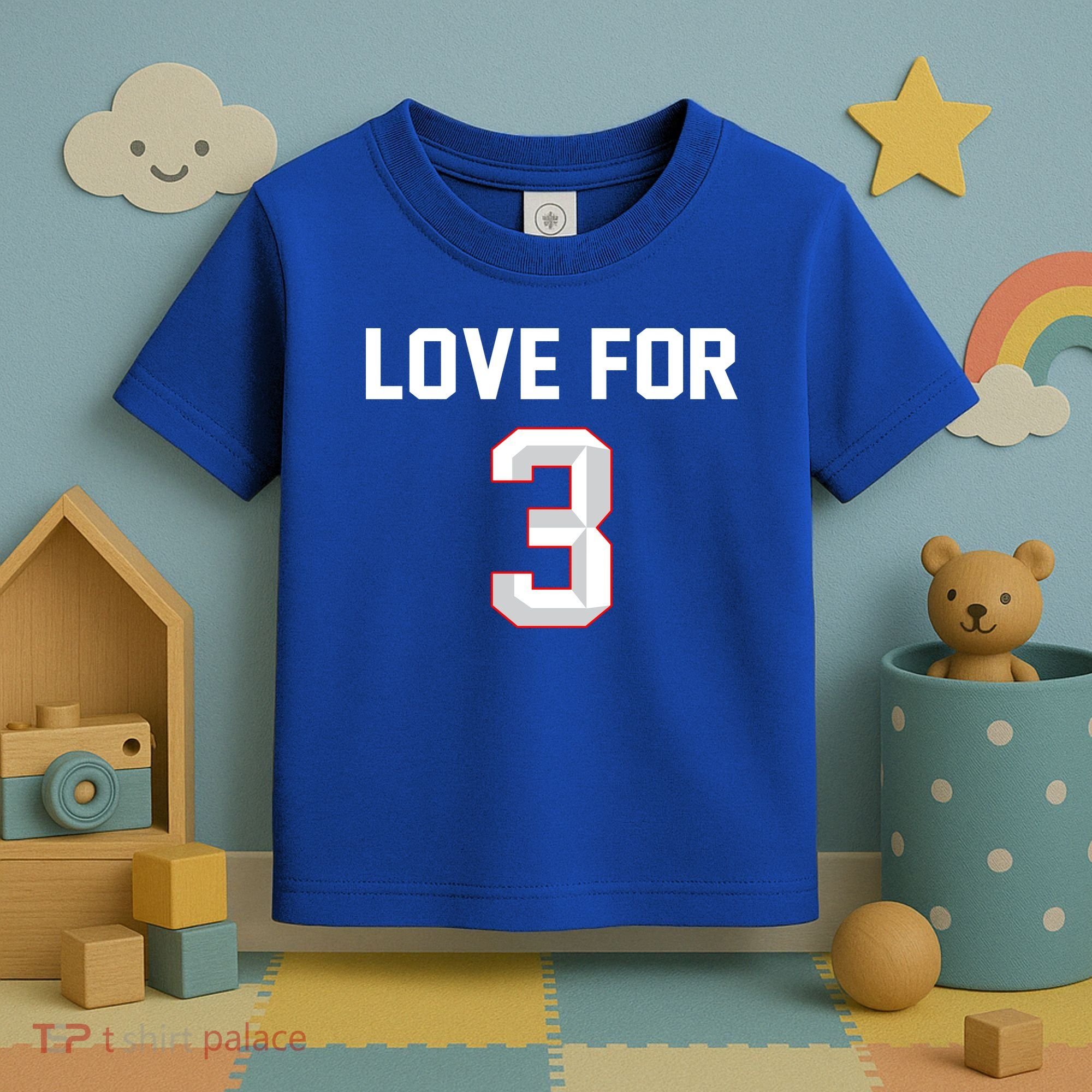 Love For 3 Pray For Damar Show Love Toddler T-Shirt