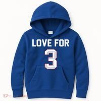Love For 3 Pray For Damar Show Love Kids Hoodie thumb 0