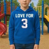 Love For 3 Pray For Damar Show Love Kids Hoodie thumb 2
