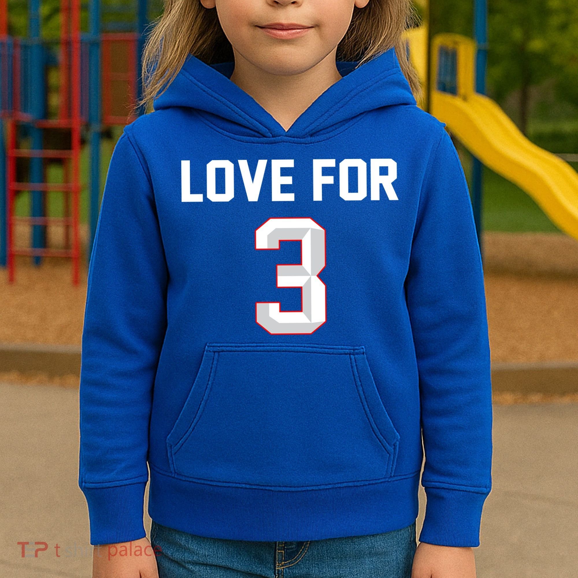 Love For 3 Pray For Damar Show Love Kids Hoodie