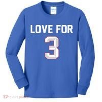 Love For 3 Pray For Damar Show Love Kids Long Sleeve Shirt thumb 0