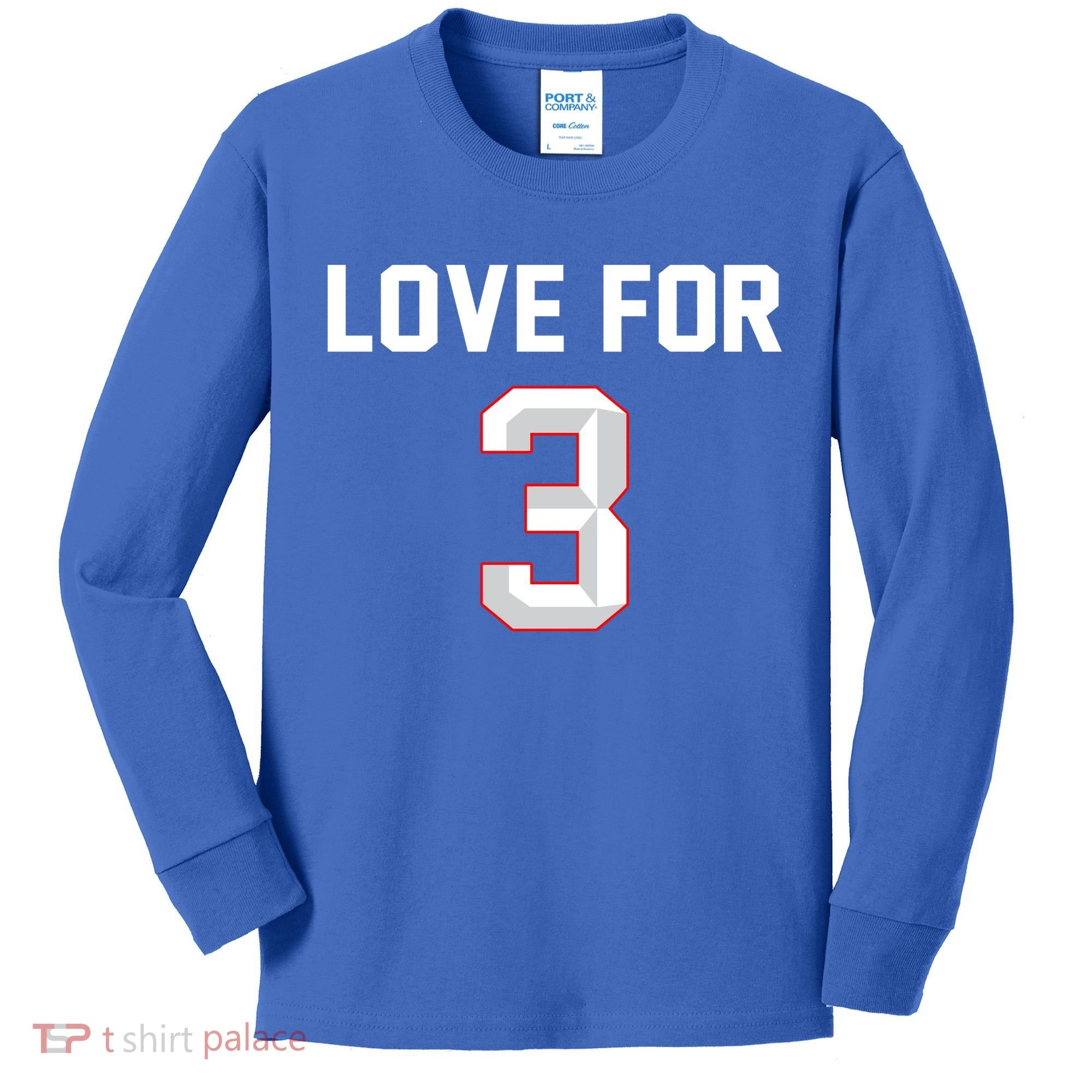 Love For 3 Pray For Damar Show Love Kids Long Sleeve Shirt