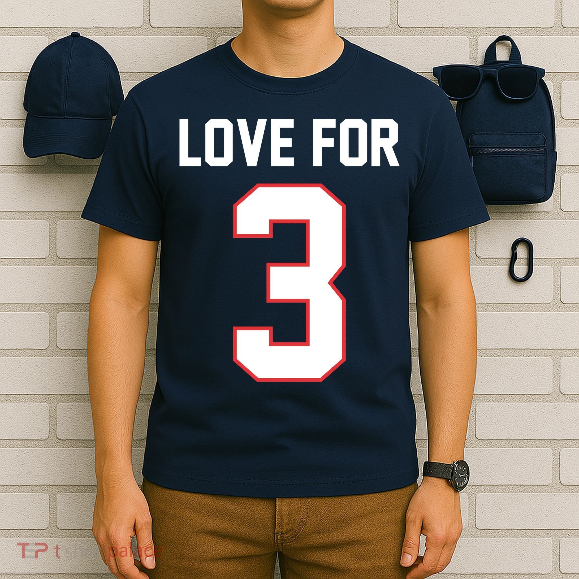 Love For 3 Buffalo Football Tribute T-Shirt